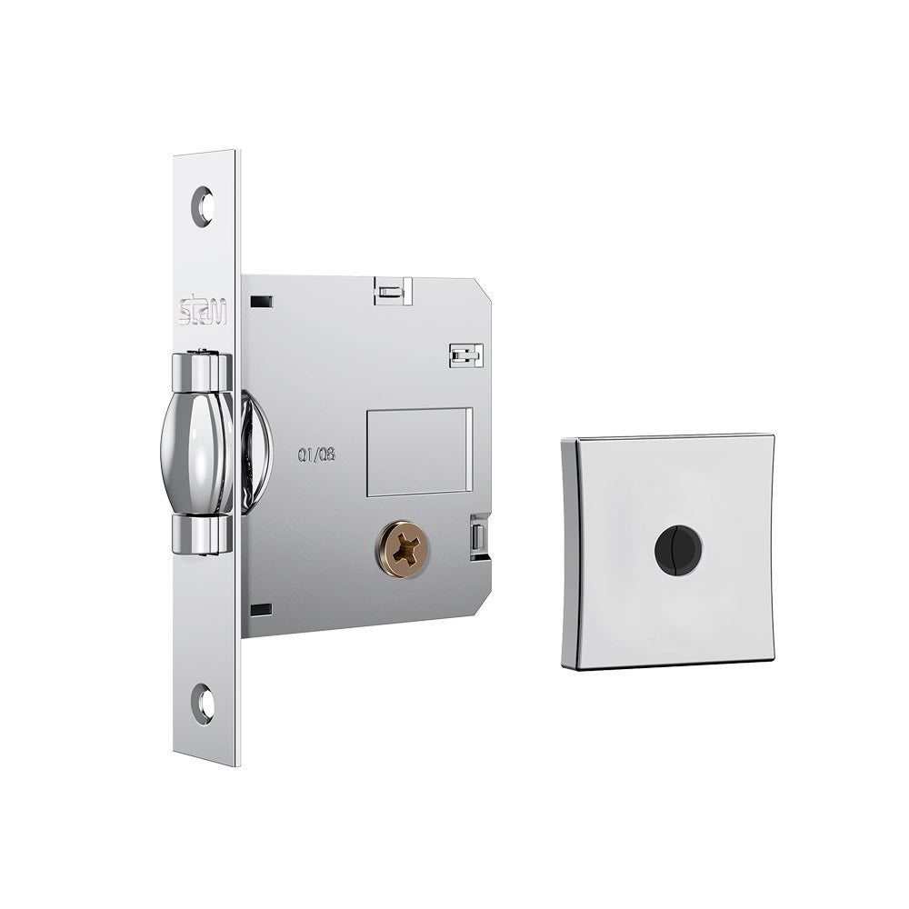 FECHADURA TETRA 1005 T.ROLETE ROS QUADRA CROM STAM