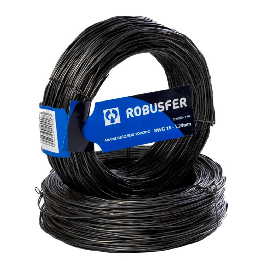 ARAME RECOZIDO TORC 18 01KG ROBUSFER