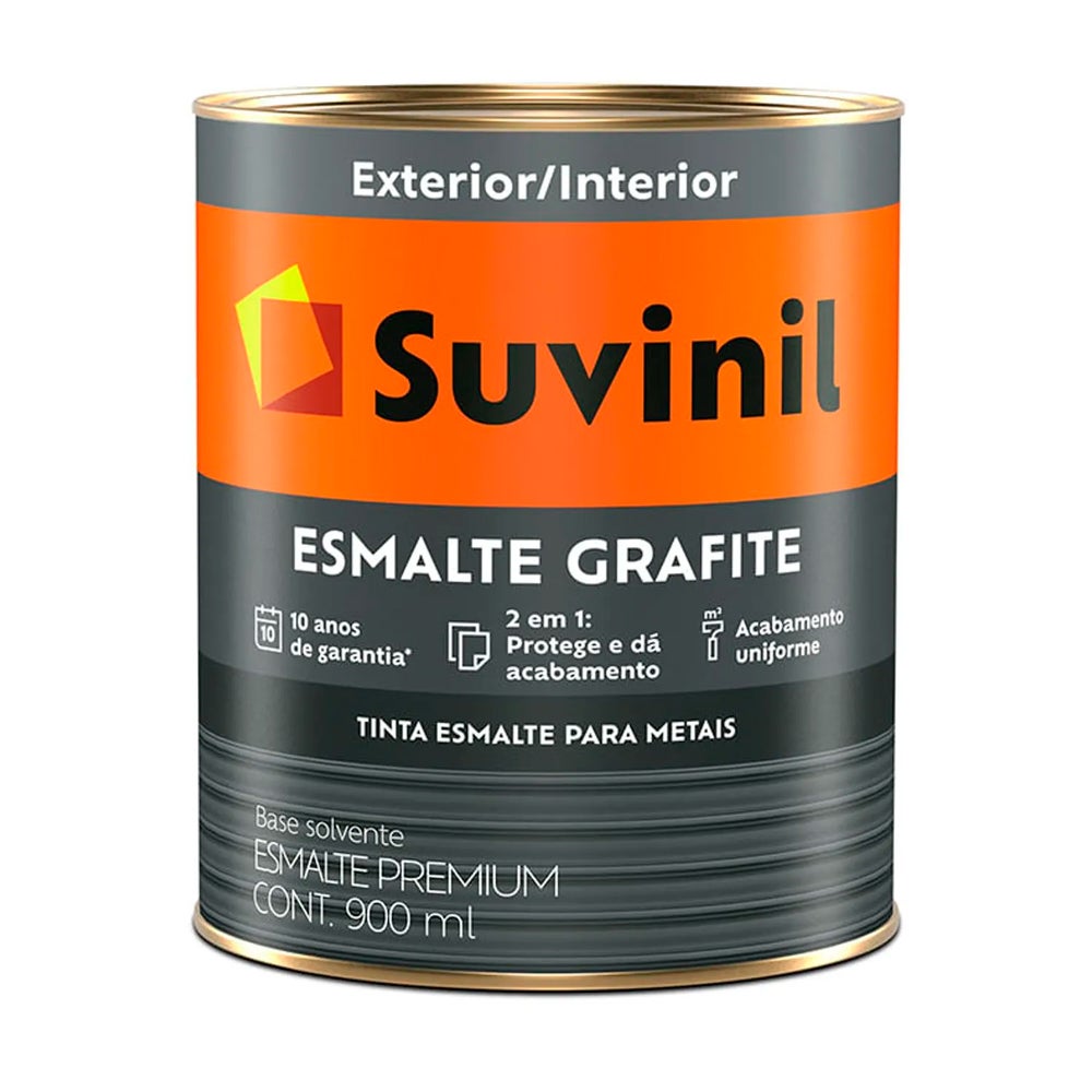 TINTA SUVINIL ESM COR E PROT P/MET 0,9L GRAF ESC FOSCO