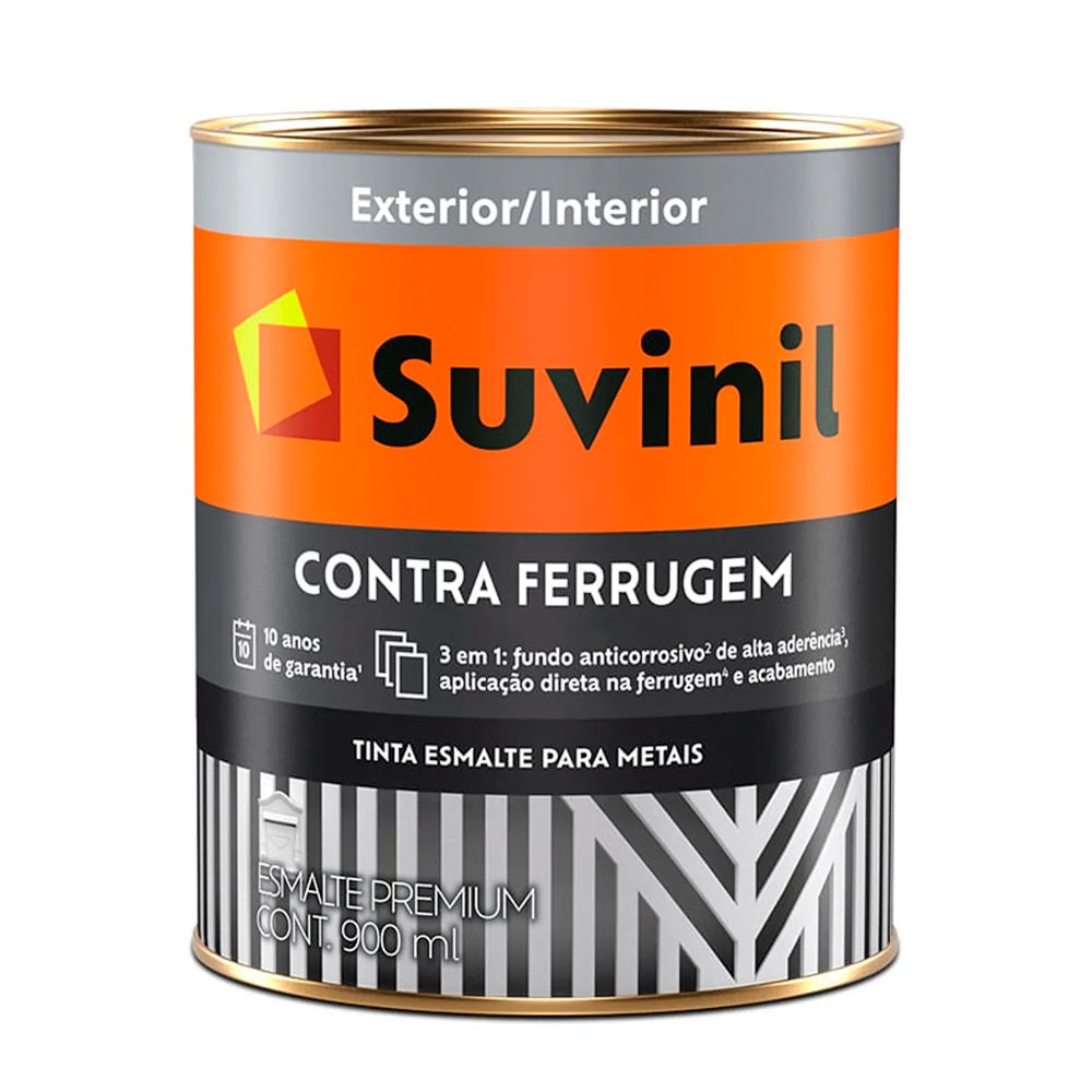 TINTA SUVINIL ESM COR E PROT BR CONTRA FERR 0,9L CZA ESC