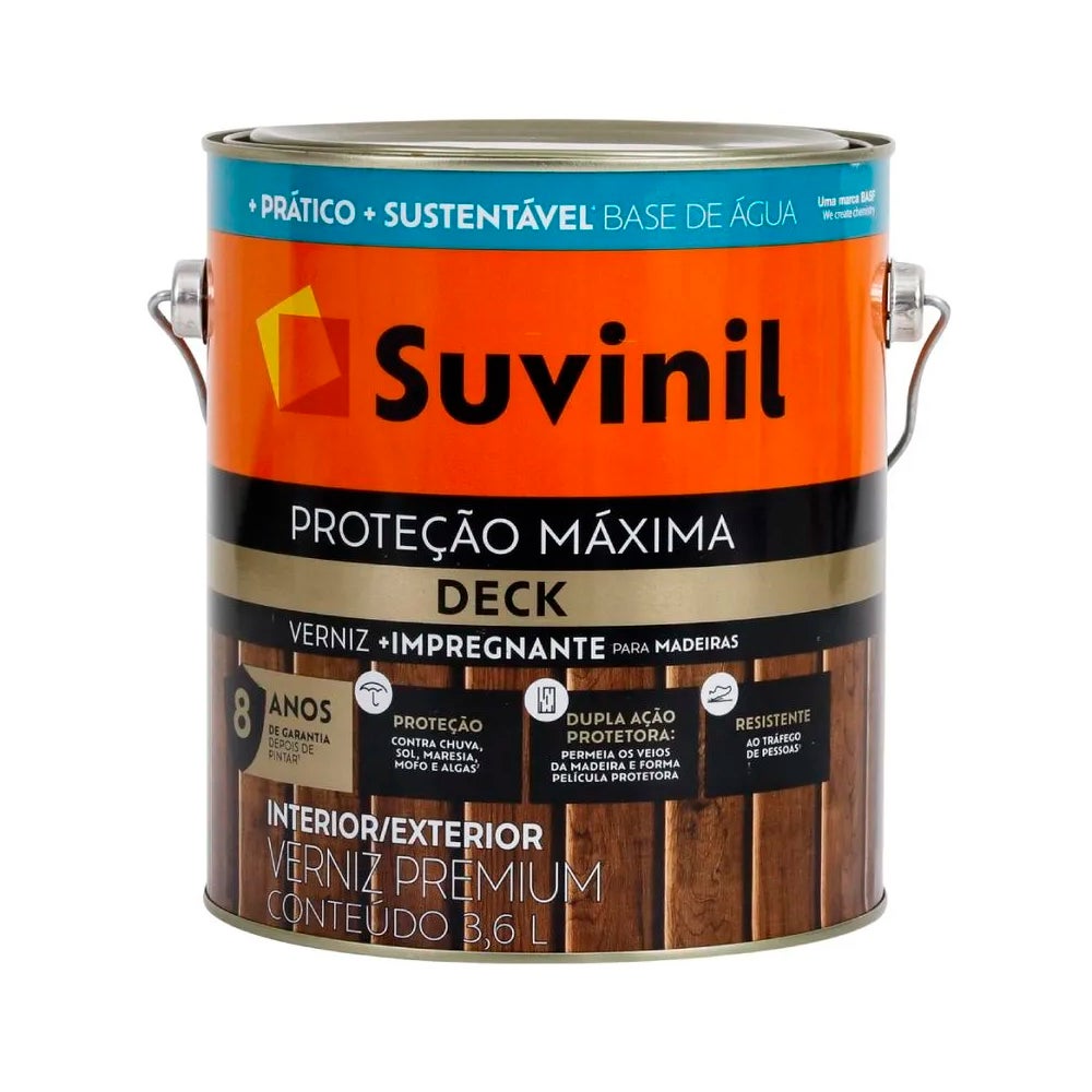 SUVINIL VERNIZ PROT MAX DECK BA ACET 3,6L NATURAL