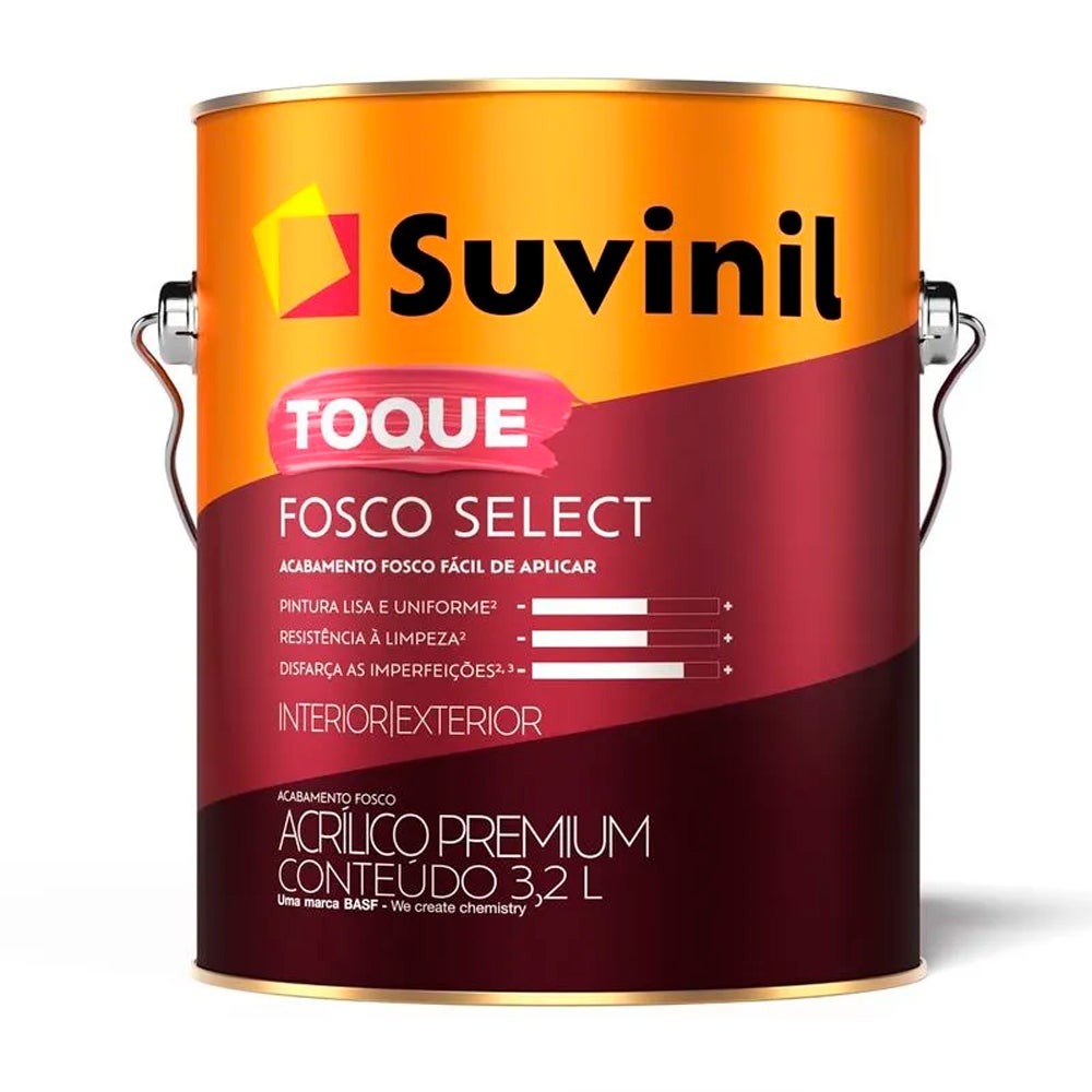 TINTA SUVINIL TOQ FOSCO SELECT 3,2L BASE B2 IP31