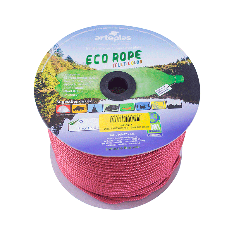 CORDA SEDA CARR 10MM 165M VRM ART ECO ROPE