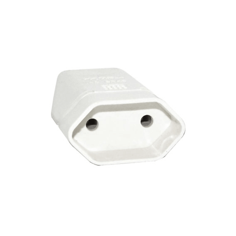 PINO FEMEA 2P 10A BCO MECTRONIC