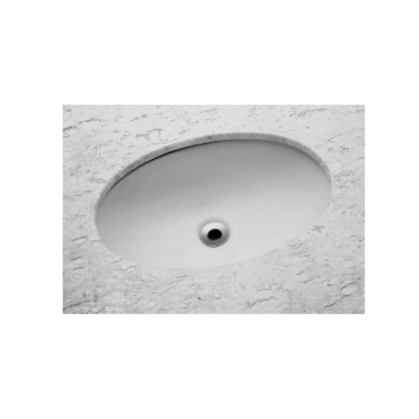 CUBA EMBUTIR OVAL BCO 49X32.5 CELITE