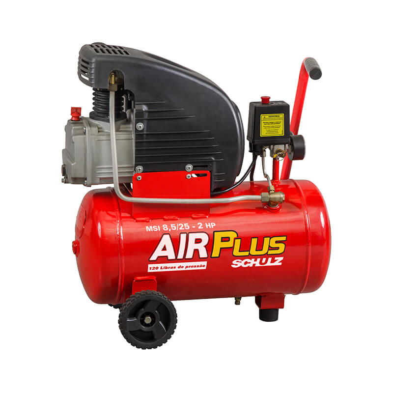 COMPRESSOR AR 25L 220V SCHULZ AIRPLUS MSI 2HP 915.0400-0