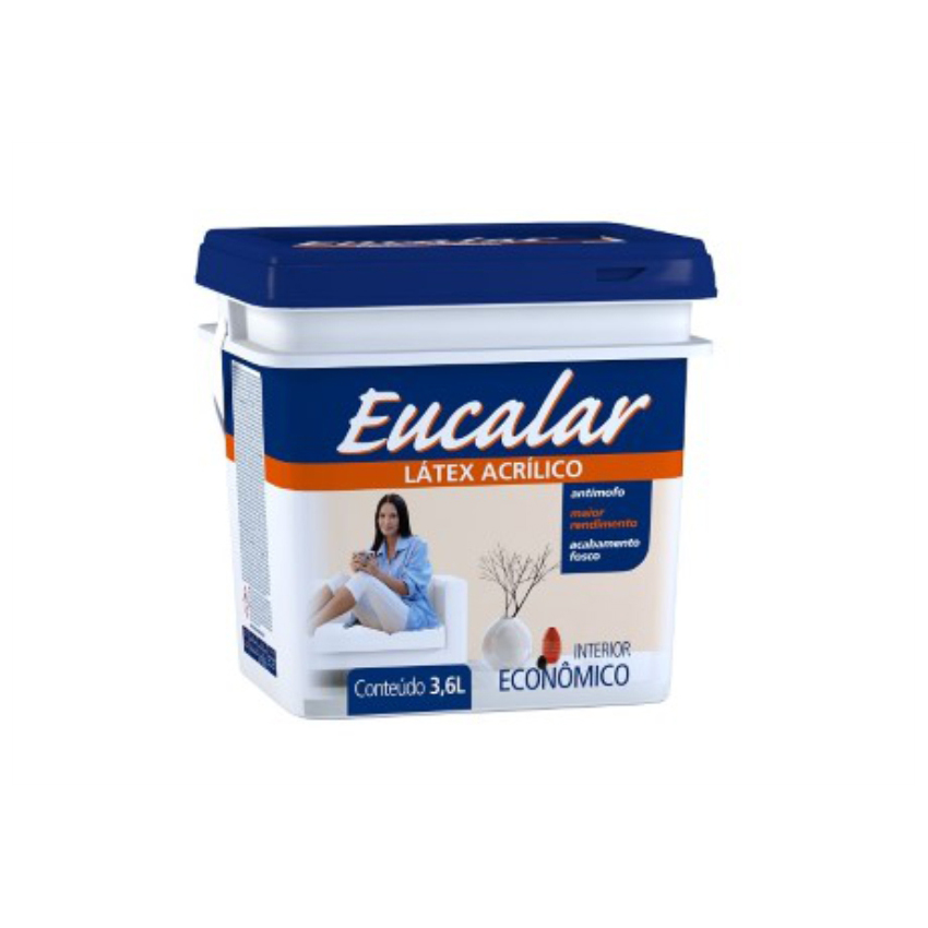 TINTA ACRIL 3.6L INT ECO LRJ EUCALAR EUCATEX