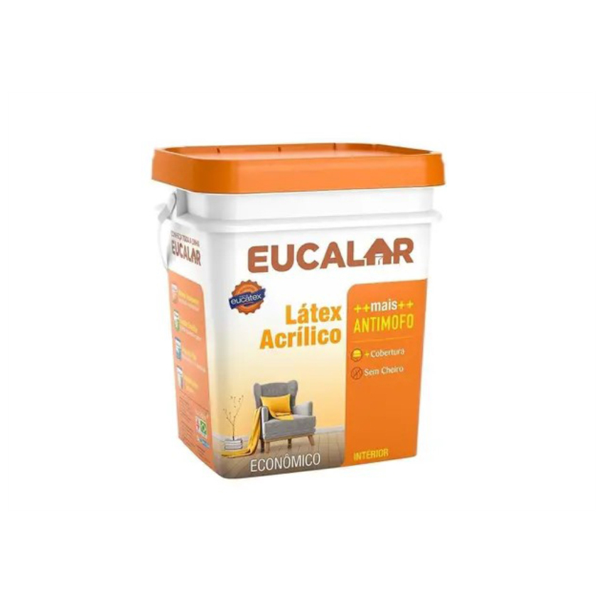TINTA ACRIL 18L INT ECO GELO EUCALAR EUCATEX