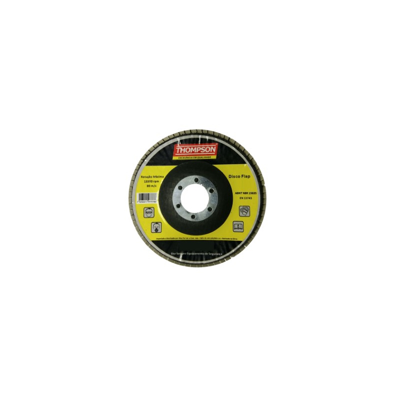 DISCO LIXA FLAP 4.1/2 040 OXI ALUM THOMPSON