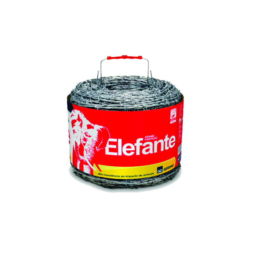 ARAME FARPADO 400MT ELEFANTE GERDAU