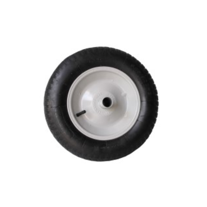 RODA CARRINHO MAO C/PNEU E CAM REF ARO ACO ESFERA