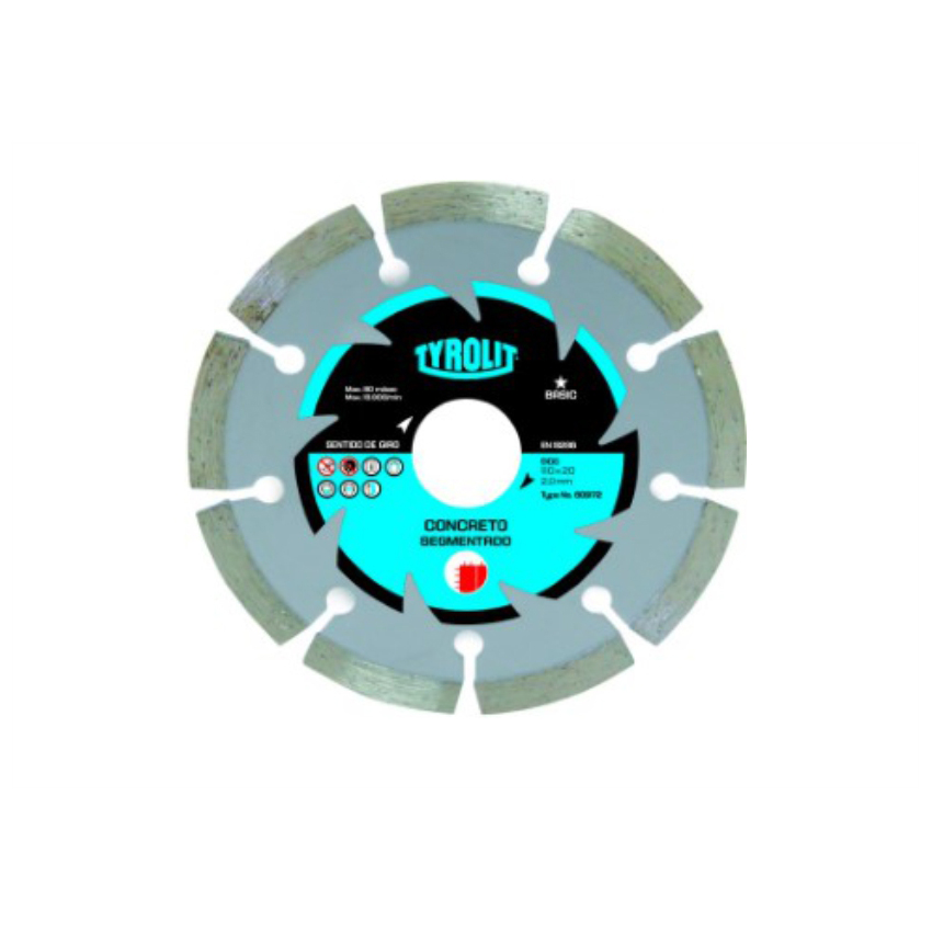 DISCO DIAMANTADO SEGMENTADO 14 ASFALTO/CONCRETO TY