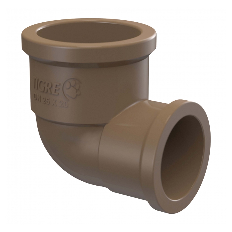 JOELHO SOLD 90 REDUCAO 25X20MM TIGRE