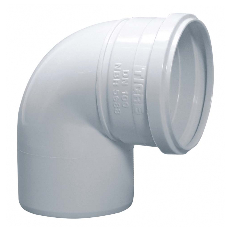 JOELHO ESGOTO 90 040MM TIGRE