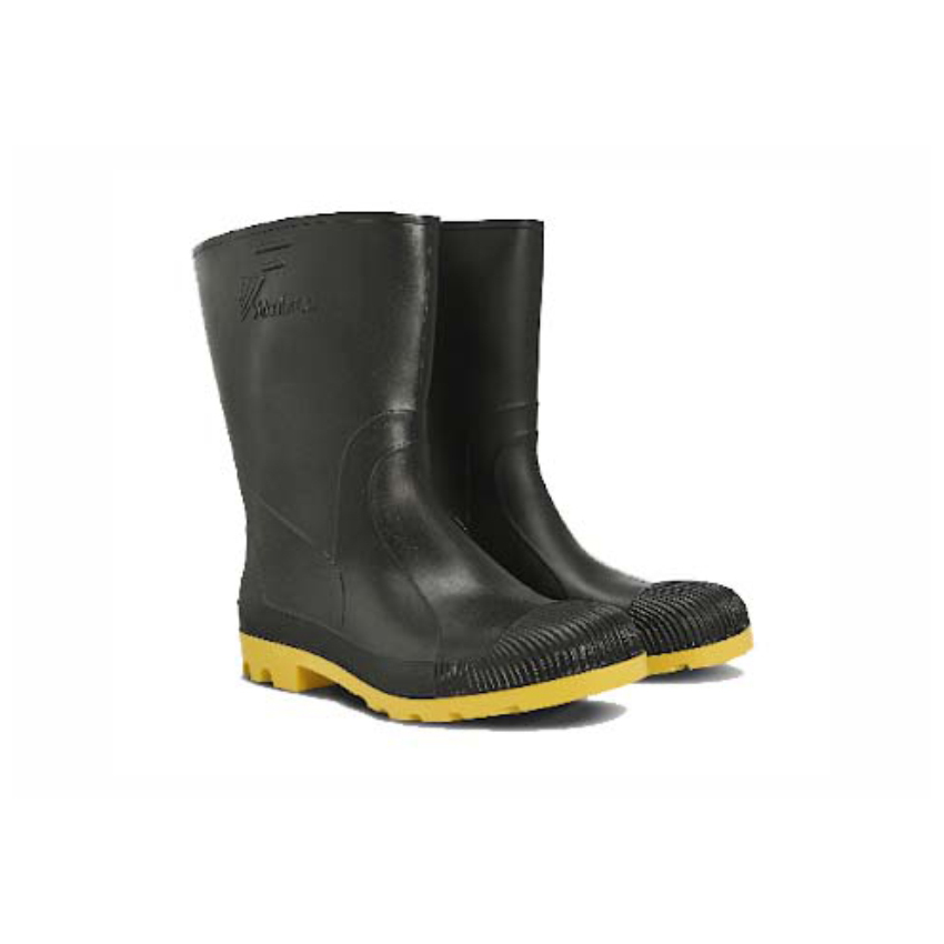 BOTA PVC CANO MEDIO S/FORRO PTA/AMA 39 VULC 27223