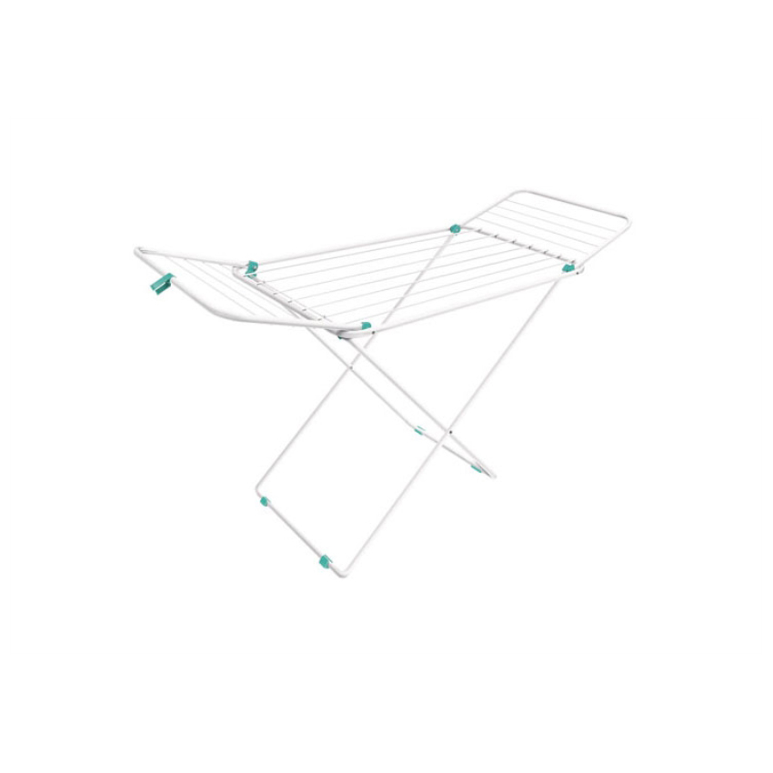 VARAL ROUPA CHAO C/ABA 123X56CM ACO LUGANO SECALUX