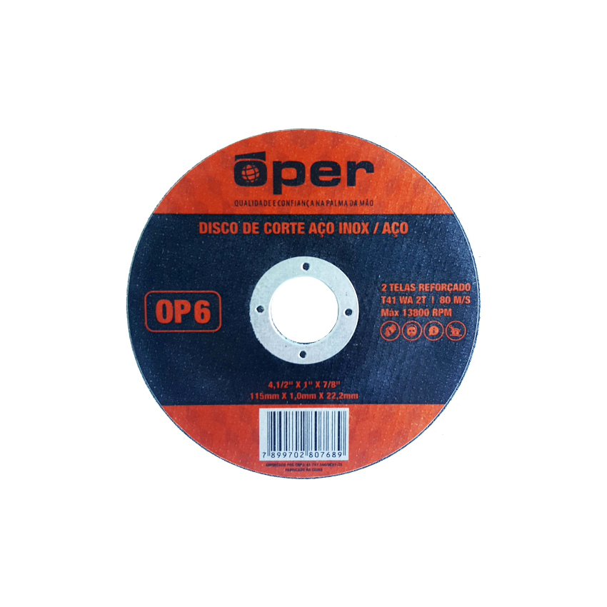 DISCO CORTE INOX 9X5/64X7/8 OPER
