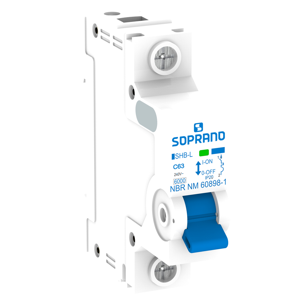 DISJUNTOR UNIPOLAR DIN CEMIG BCO 040A SOPRANO