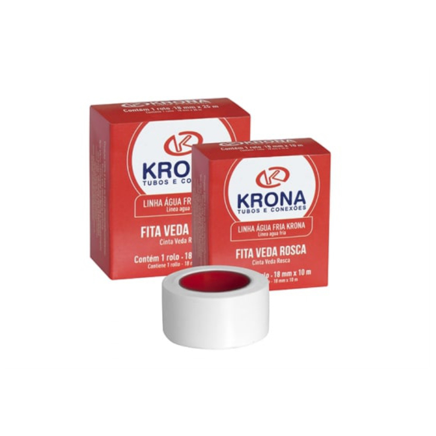 FITA VEDA ROSCA 18MM 10MT KRN