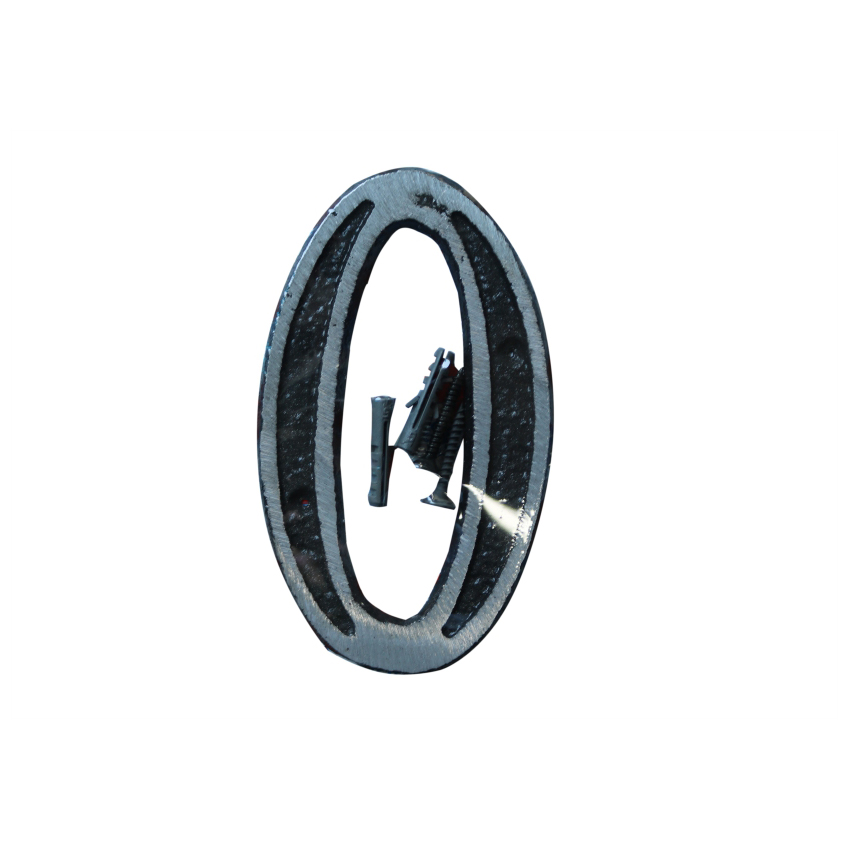 NUMERO 4 12CM PRATA ALUM FUNDIDO METALMIG