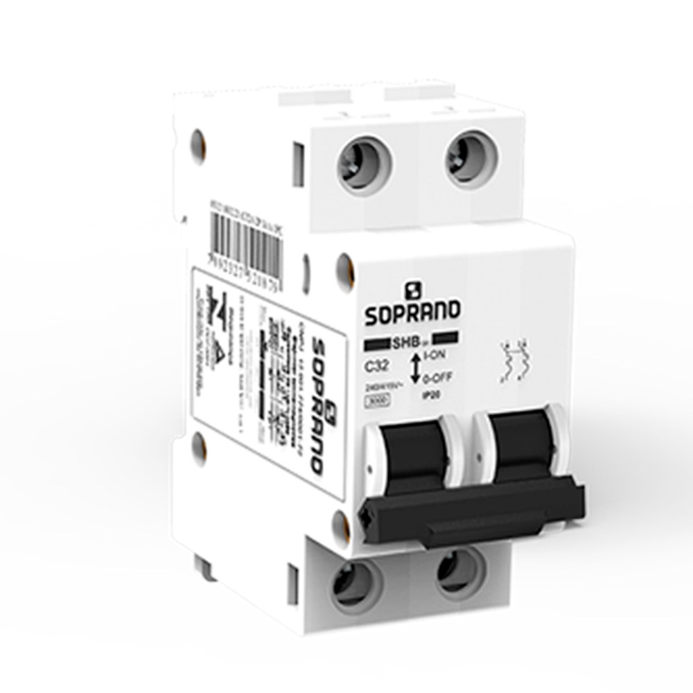 DISJUNTOR BIPOLAR DIN BCO 016A SOPRANO