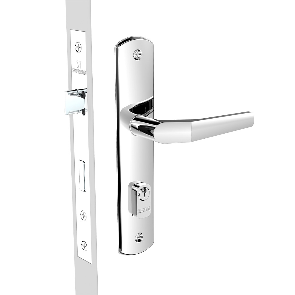 FECHADURA EXT ALAV CROM POPLINE 711 SOPRANO