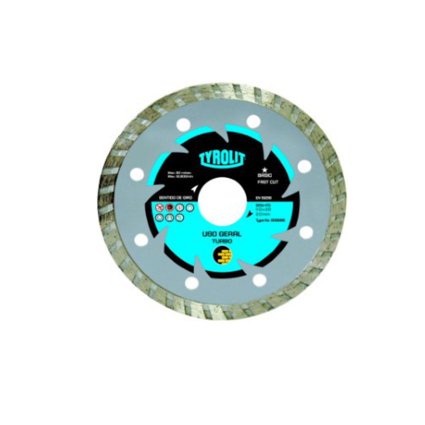 DISCO DIAMANTADO TURBO 4.1/2 BASIC TYR