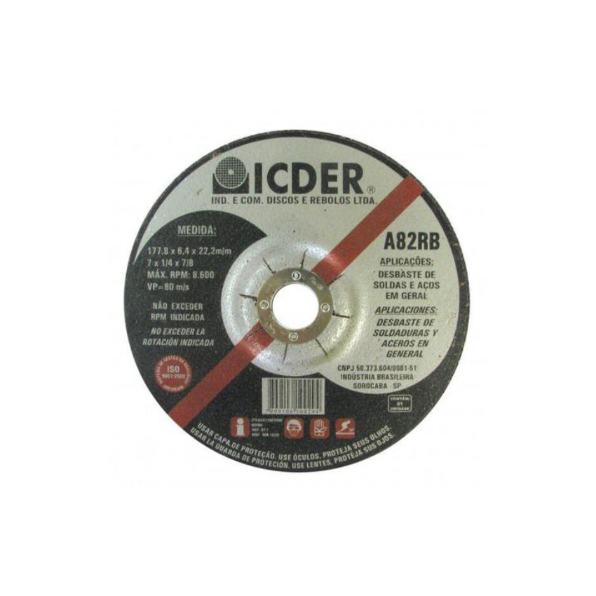 DISCO DESBASTE 4.1/2X1/4X7/8 ICD