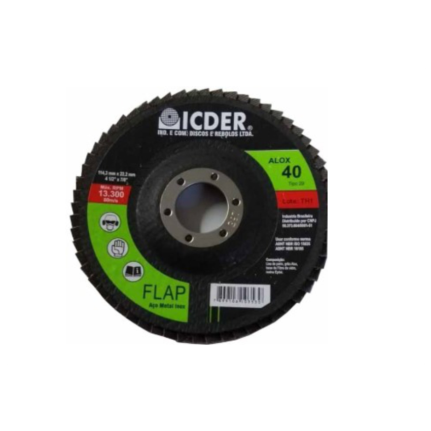 DISCO LIXA FLAP 4,1/2 060 ICD