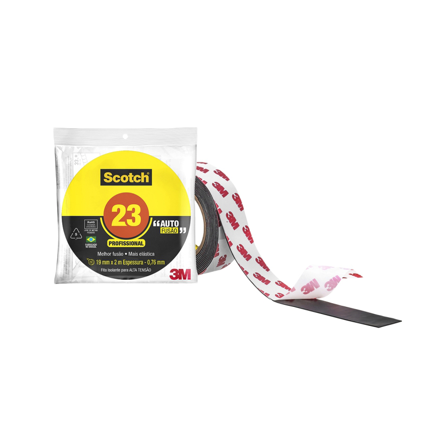 FITA ISOLANTE AUTO FUSAO 19X02M PTA 3M
