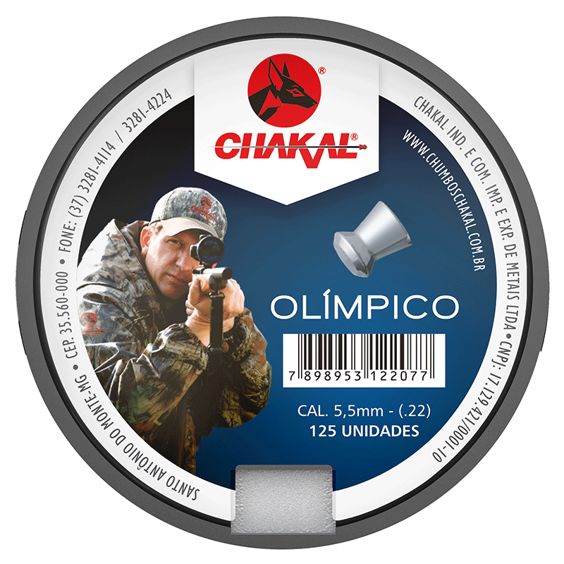 CHUMB ESPING 5.5MM OLIMPICO CHAKAL C/125 UN