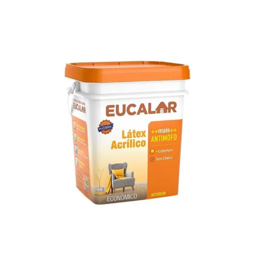 TINTA ACRIL 18L INT ECO MARFIM EUCALAR EUCATEX