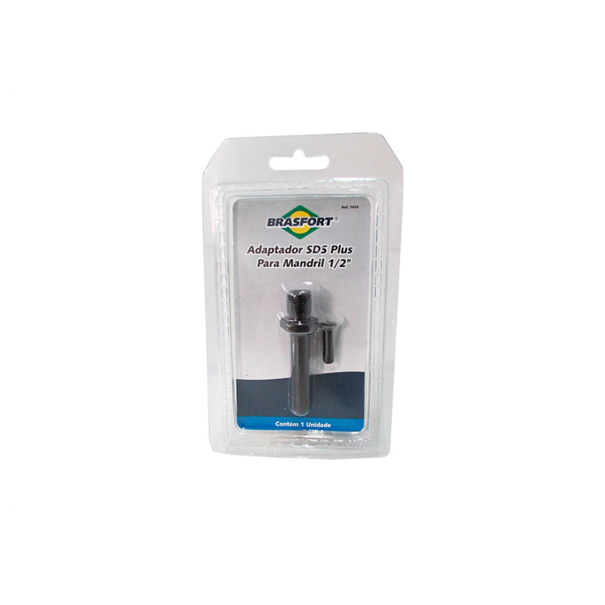 ADAPTADOR P/MANDRIL 1/2 SDS PLUS BRASFORT