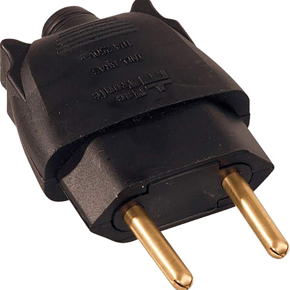 PINO MACHO 2P 10A PTO 180º MECTRONIC