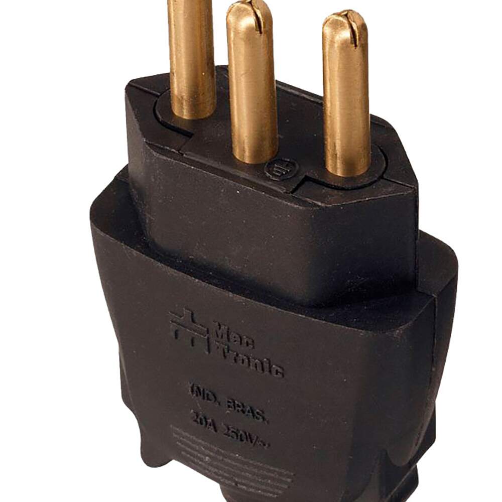 PINO MACHO 2P+T 20A PTO 180º MECTRONIC