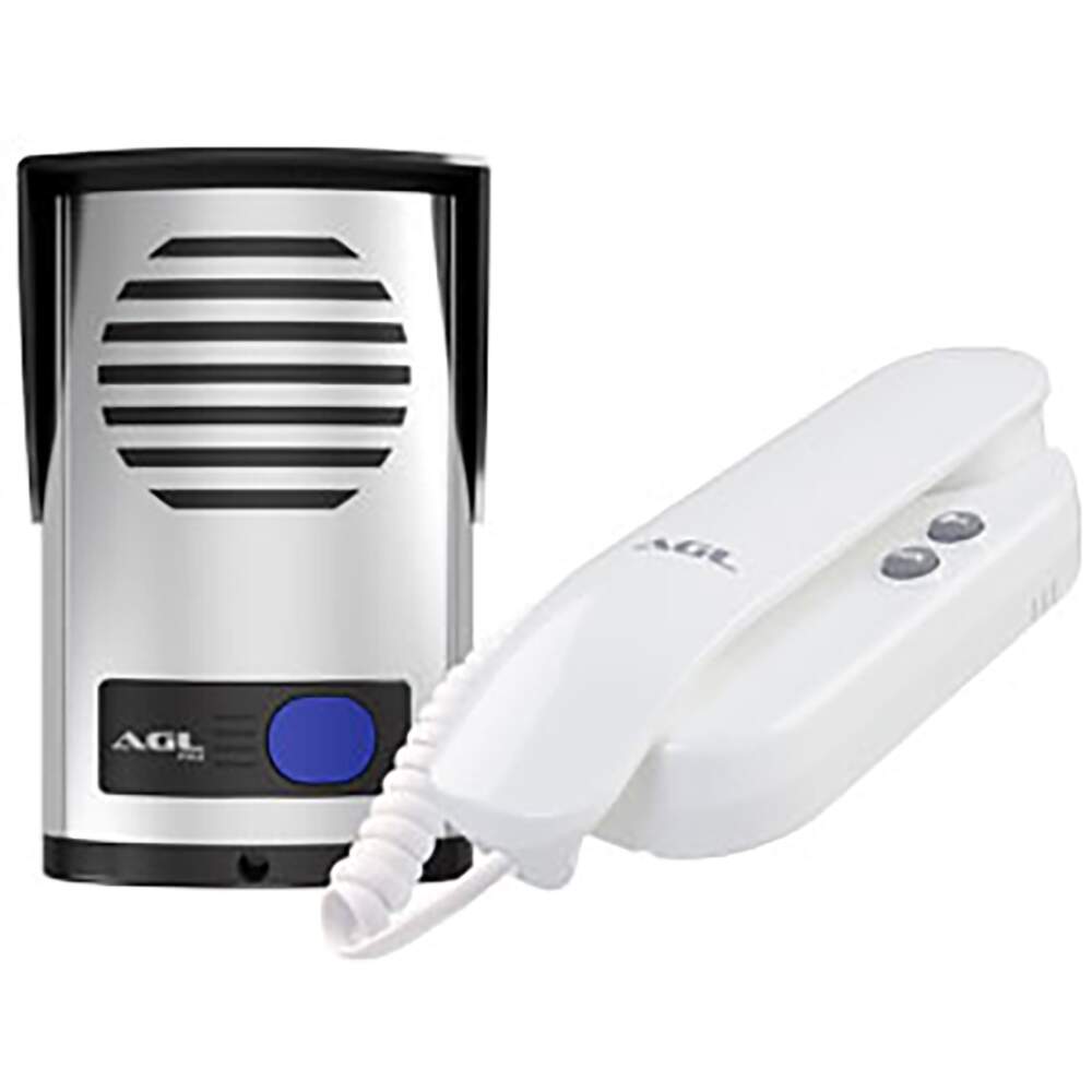 PORTEIRO ELET ABS CZA C/MONOFONE BCO AGL