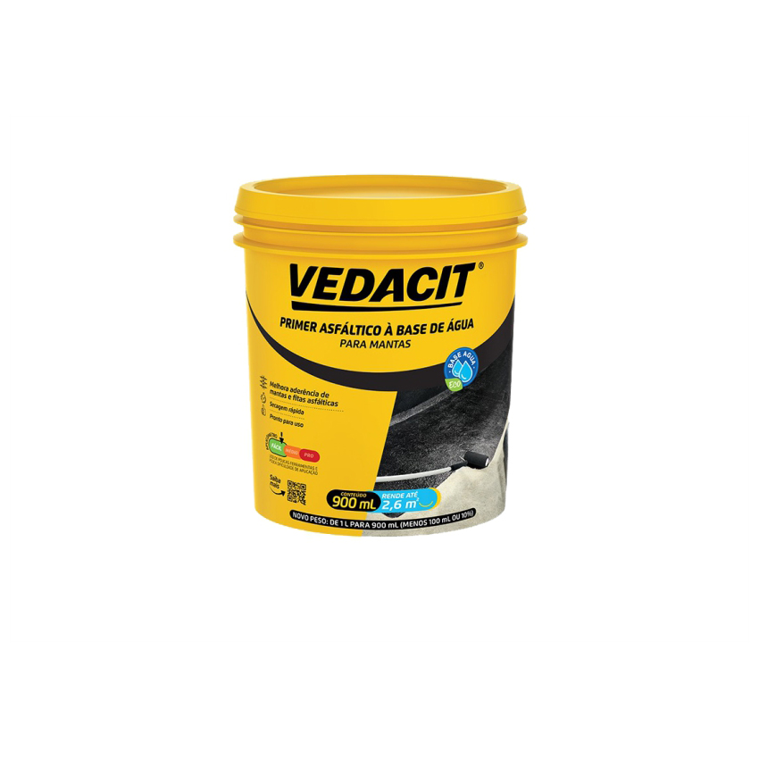 PRIMER ASFALTICO LIQ 900ML VEDACIT