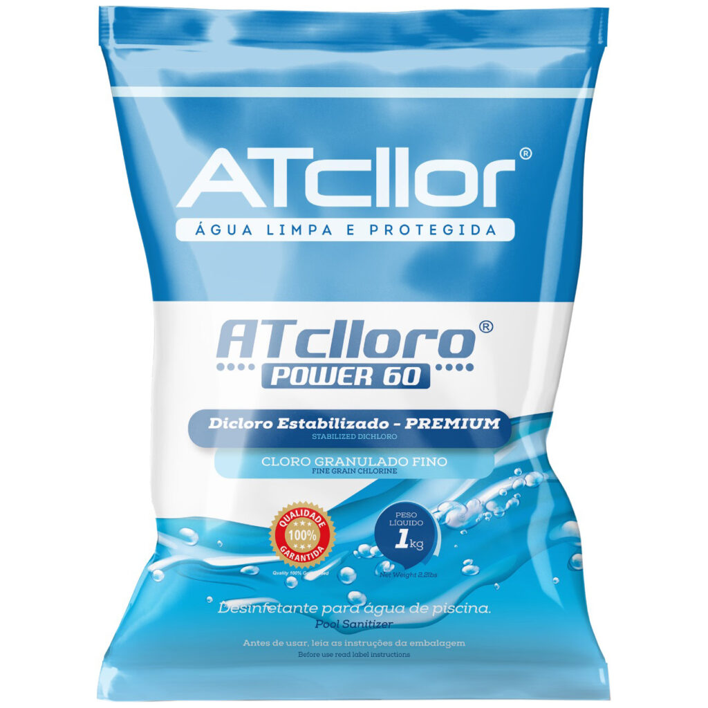 CLORO PISCINA CONCENTRADO 01KG POWER60 ATCLLOR #N