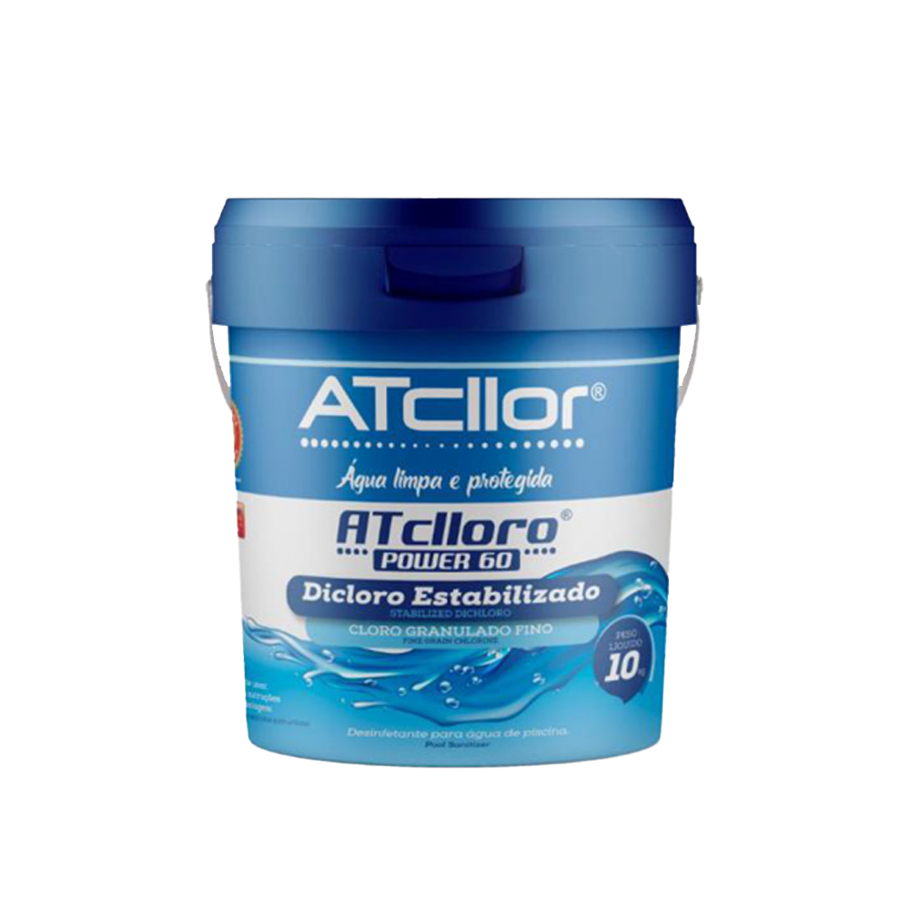 CLORO PISCINA CONCENTRADO 10KG POWER60 ATCLLOR #N