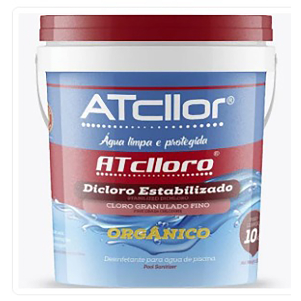 CLORO PISCINA ESTABILIZADO 10KG ATCLLORO ATCLLOR