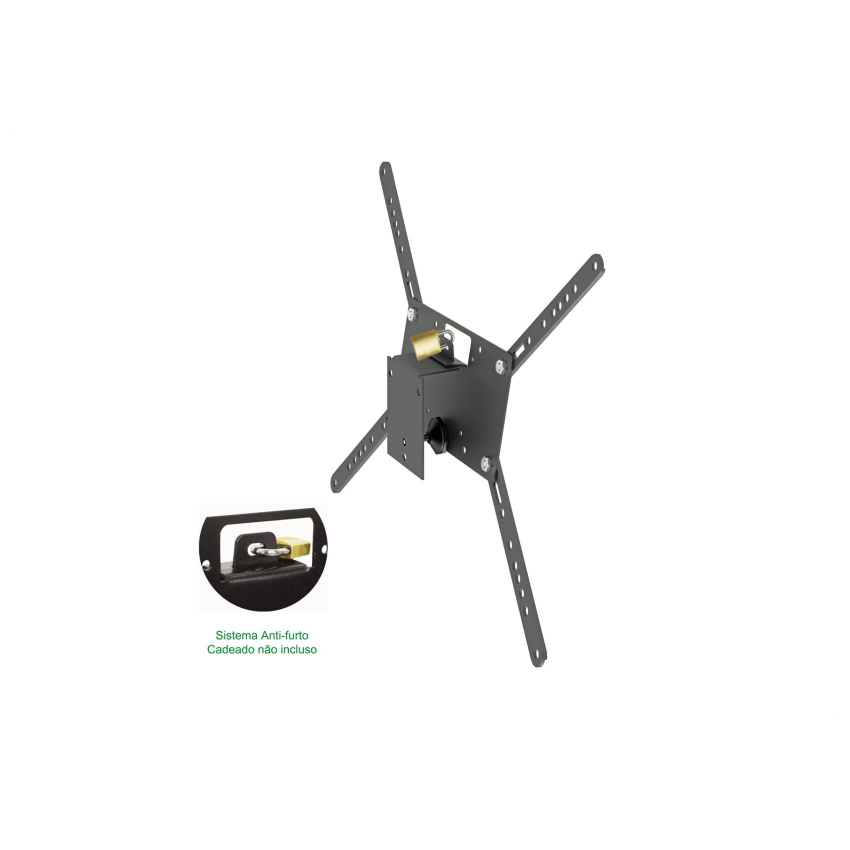 SUPORTE TV 14A56 PTO ANTIFURTO FIXO MULTIVISAO