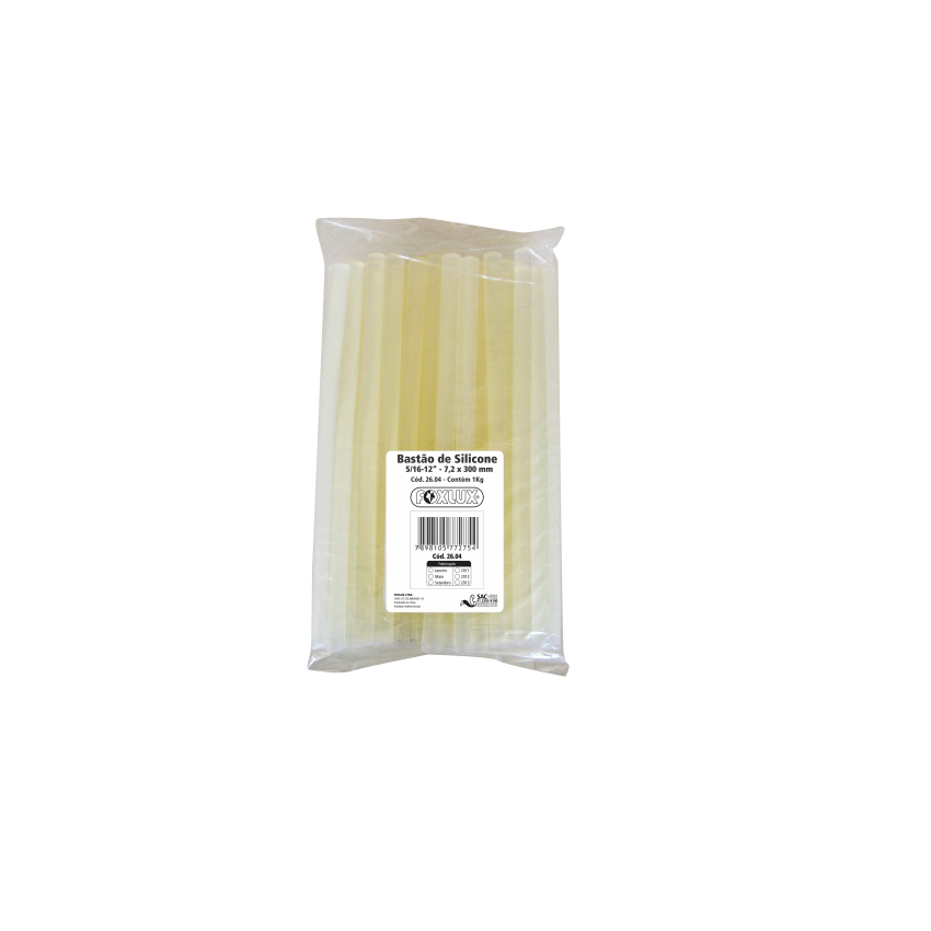 COLA QUENTE REFIL PISTOLA 07,2X30CM 1KG FOX #N