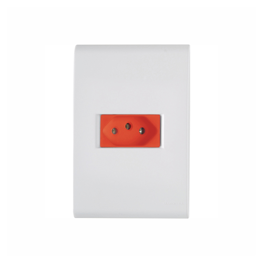 TOMADA SIMPLES 2X4 20A VRM LIZ TRAMONTINA