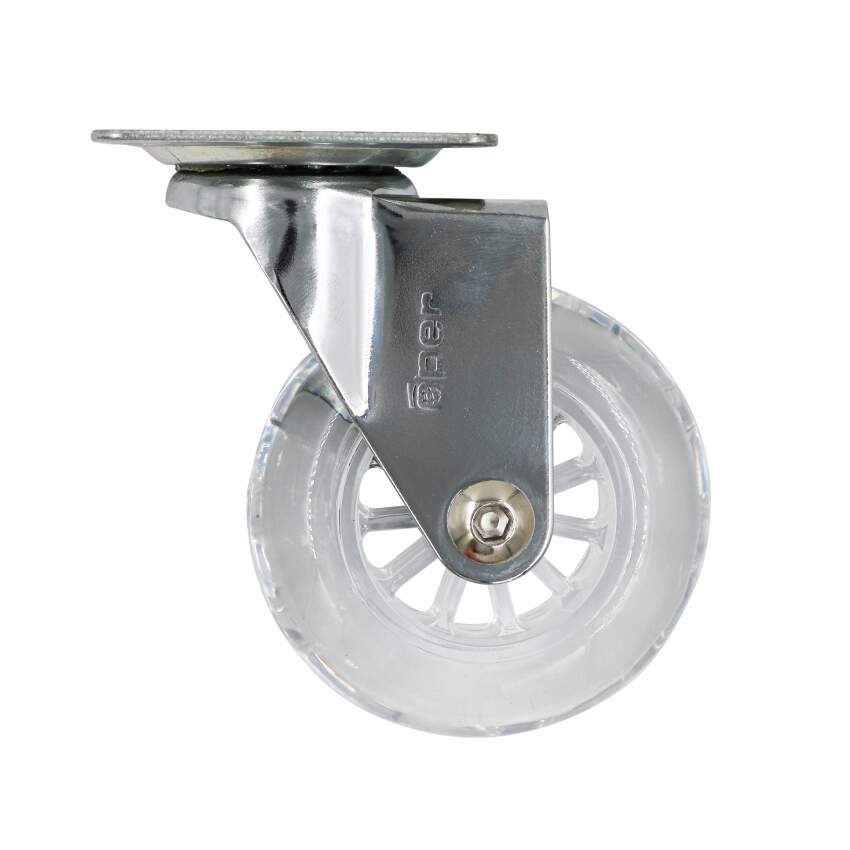 RODIZIO GIRAT S/FRE 50MM GEL 30KG C/PLACA OPER