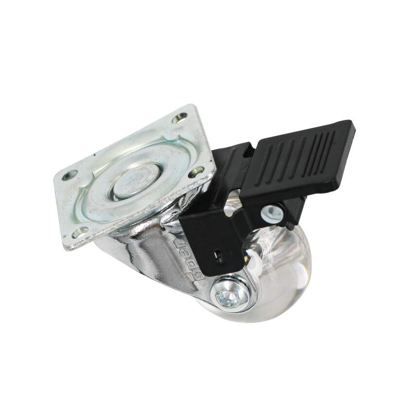 RODIZIO GIRAT C/FRE 75MM GEL 40KG C/PLACA OPER