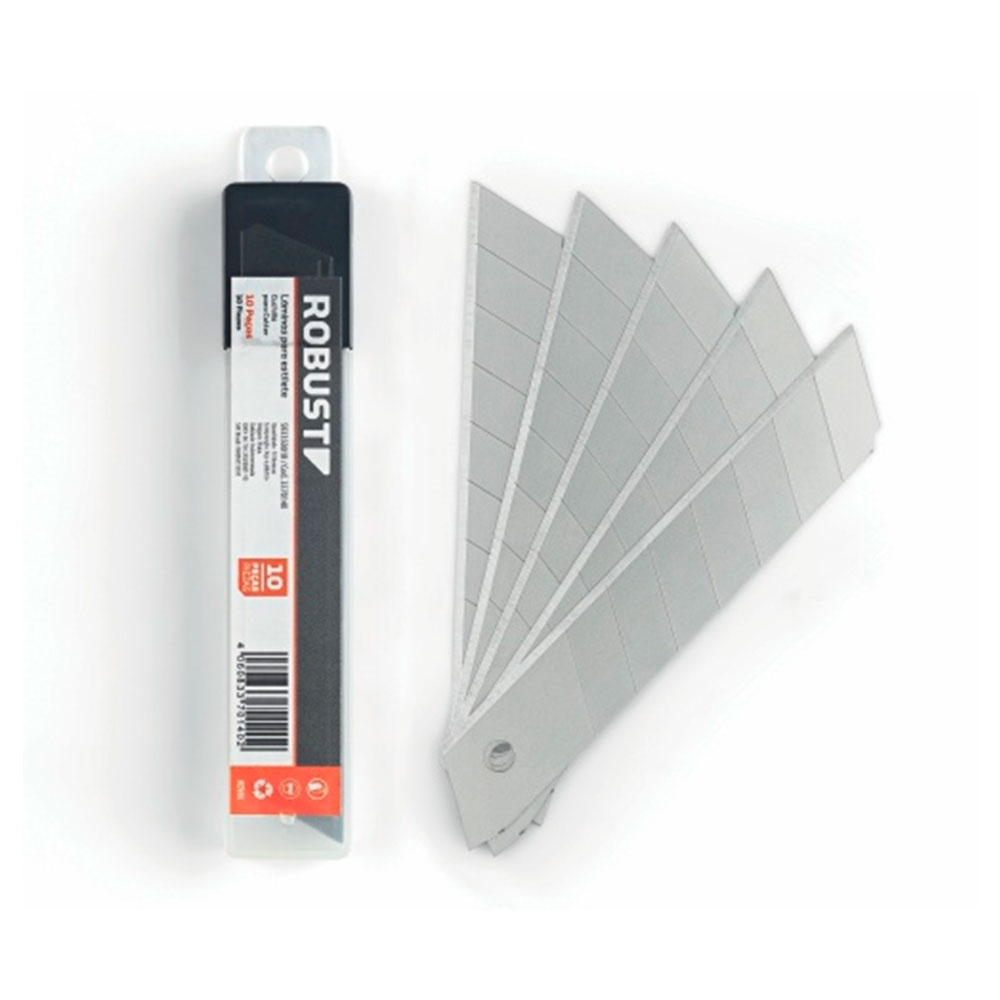 LAMINA P/ESTILETE 18MM C/10 ROBUST