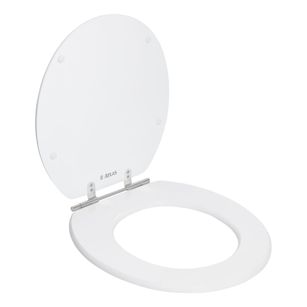 ASSENTO SANIT OVAL MDF LAQUEADO BCO ATLAS