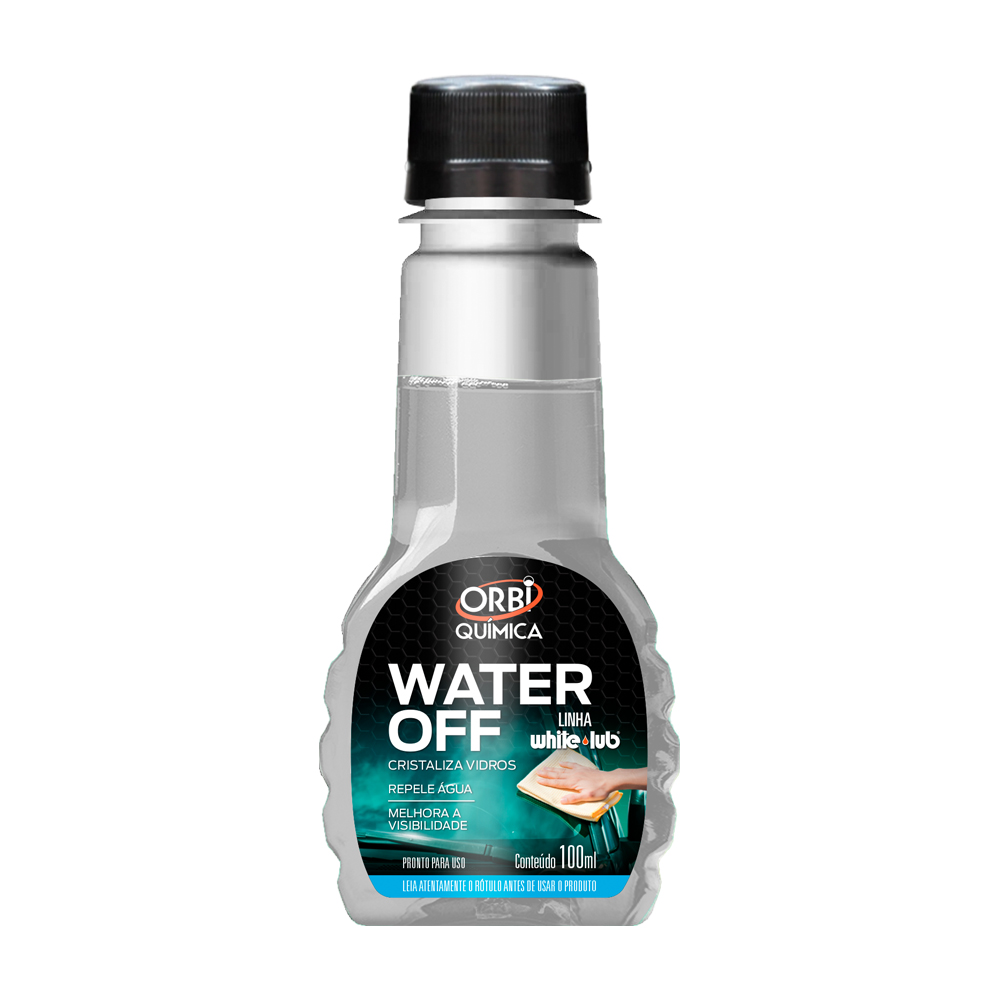 LIMPA VIDRO AUTOMOTIVO 100ML WATER OFF LUB ORBI