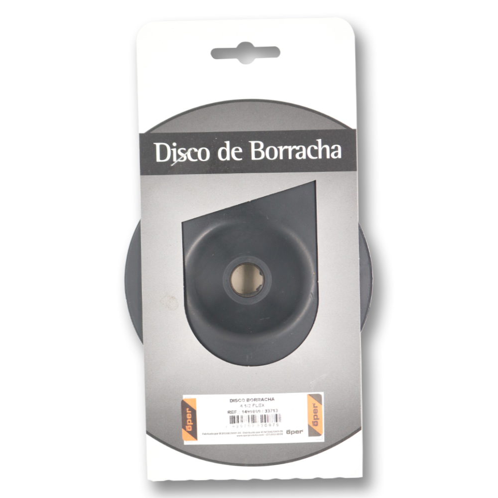 DISCO BORRACHA 4.1/2 FLEX OPER