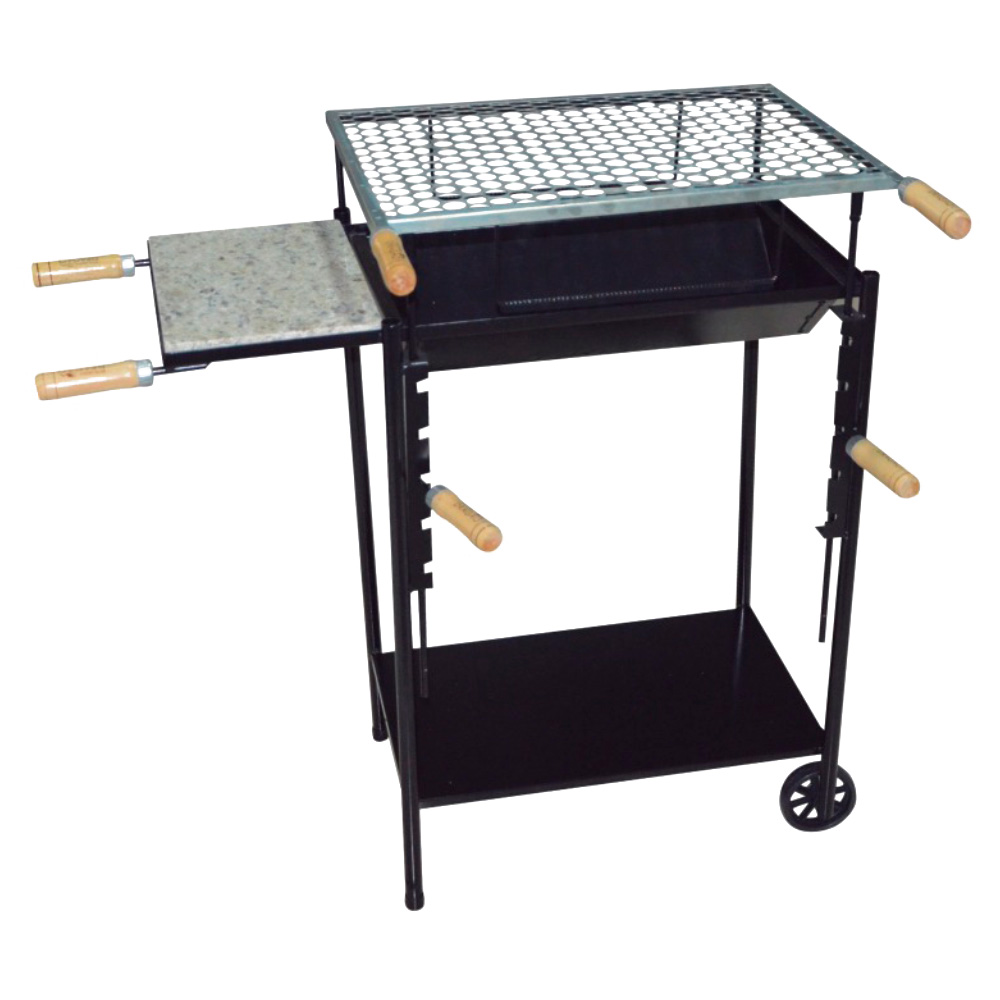 CHURRASQUEIRA RETANG MINEIRA C/RODA DRAGAO